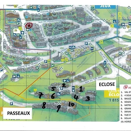 公寓 Balcons D'huez - Les Balcons D'huez 101 Mae-3441 Huez